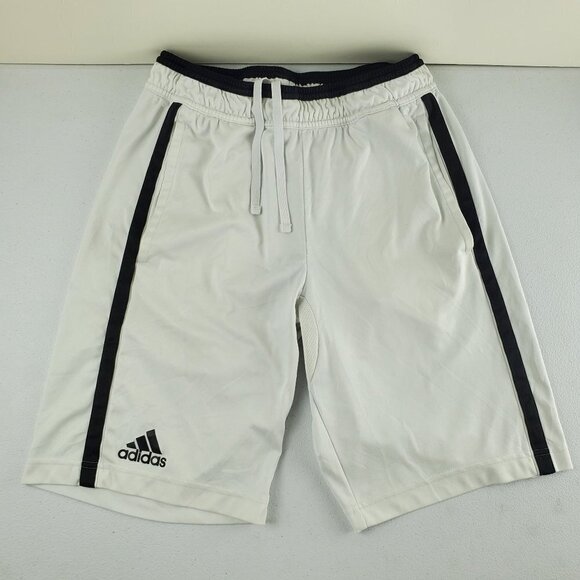 Adidas Climacool Pull On Athletic Shorts Mid Rise Mesh Pockets Small Mens - Picture 1 of 13